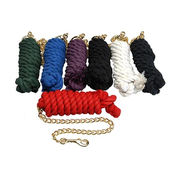 No Sweat My Pet Cotton Lead Rope with Brass Plated Snap, Forest NO2593159